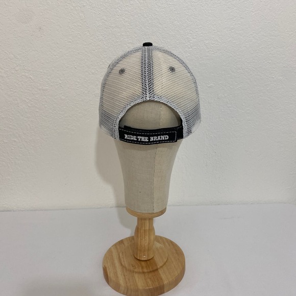 Weaver Leather black Embellished Embroidered Floral Cap Adjustable Cap America - Picture 3 of 8